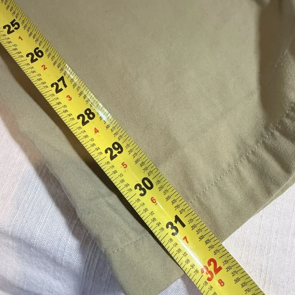 TravelSmith Men's Convertible Cargo Pants Khaki 32 x 32 Zip Off Travel Hiking